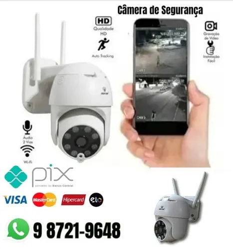 Câmera wi-fi externa segurança  HD entrega grátis