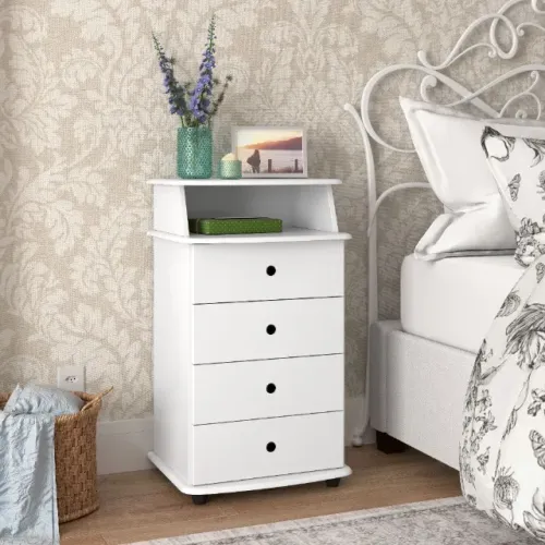 Mesa de Cabeceira Luxo 2 1N4G Até 12x - Frete Grátis