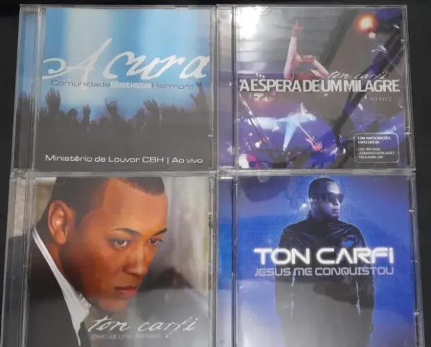 Kit Cds Ton Carfi + Brinde - Originais - Usados