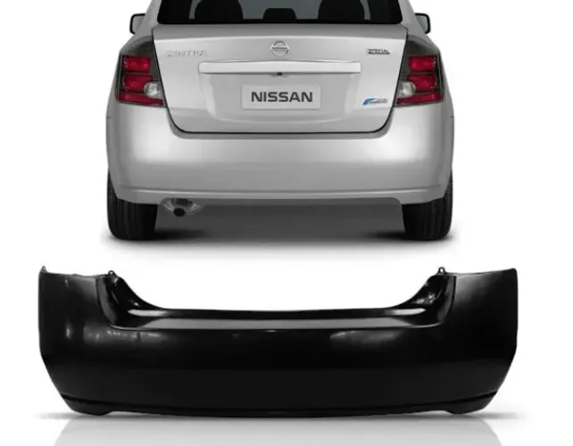 parachoque traseiro nissan sentra 2007 a 2012