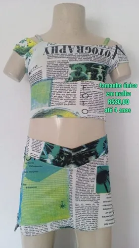 Super promoção conjunto infantil veste de 2 a 4 anos 