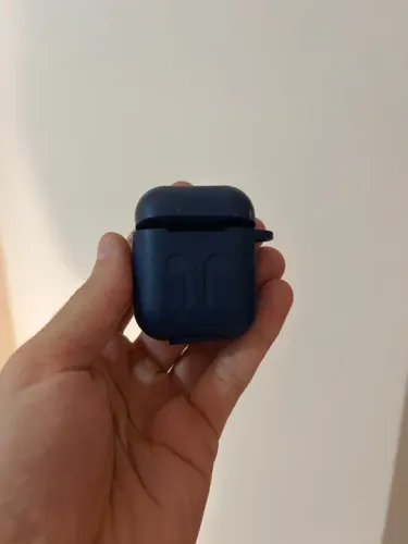 Case/capa de silicone azul-marinho p/ AirPods 1