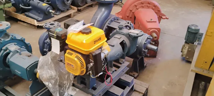 Bomba centrífuga motor a gasolina de 7 hp