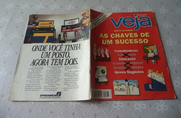 Revista Veja 19 Janeiro 1994 Santa Catarina As Chaves De Um Sucesso. Para Colecionadores.