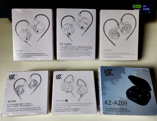 Fones KZ - Diversos Modelos - Novos e Prontos para você!