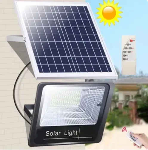 refletor energia solar bateria interna 100wats