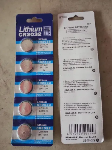 Baterias de Lítio CR2032  - unidade