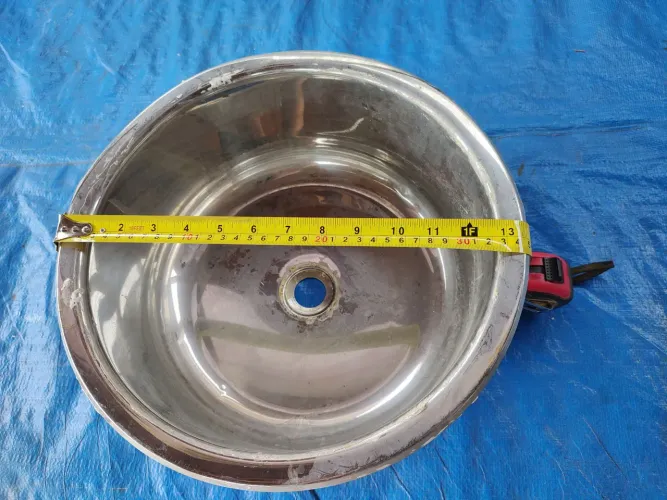 Cuba inox para lavatório 