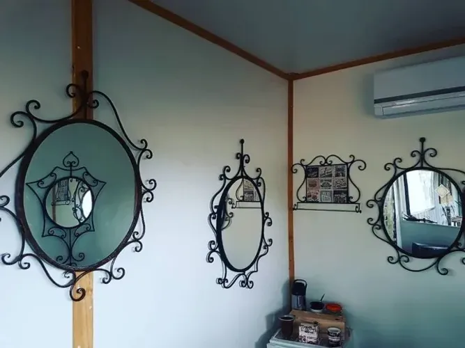 Espelhos com Moldura em Ferro Forjado Exclusivos na CasaDeFerro