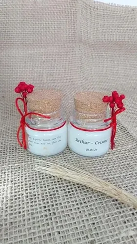 Crisma Velas aromáticas para lembrancinha Casamento, Batizado, Crisma