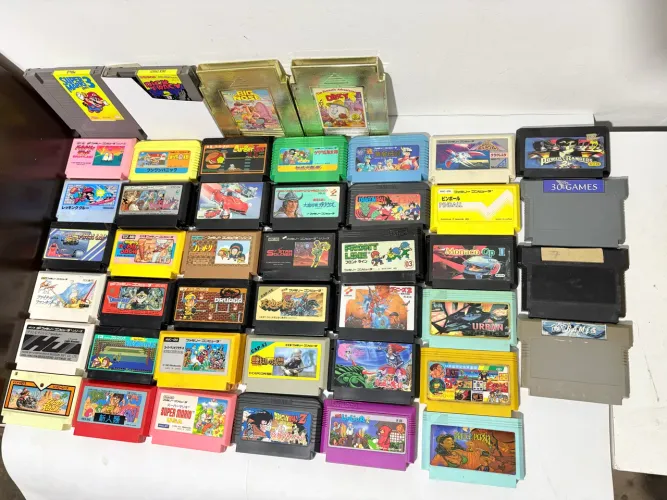 Nintendo 8 bits cartucho jogos nes