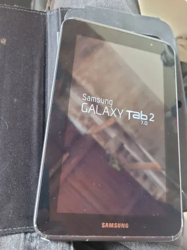 Tablet tab 2 samsung android 4 brinde capa leia abaixo
