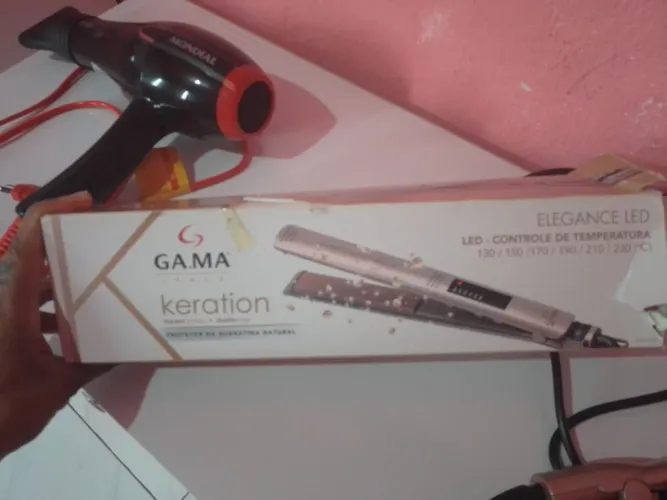 Chapinha de cabelo Gama turmalina com ions