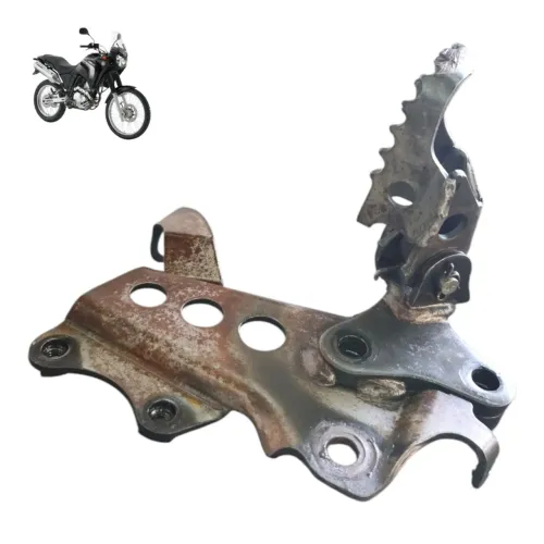 Suporte bacalhau pedaleira dianteira direita yamaha xtz 250