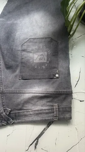 Bermuda jeans masculina marca Hang louse
