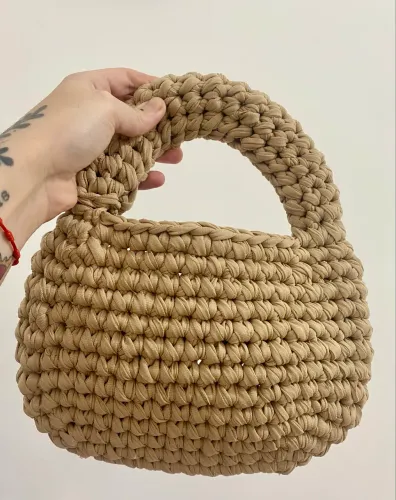 Mini bag de crochê