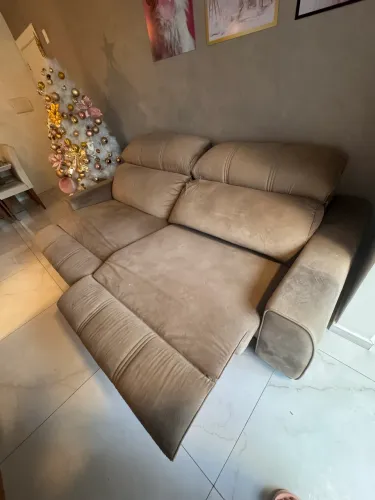 Sofá reclinável