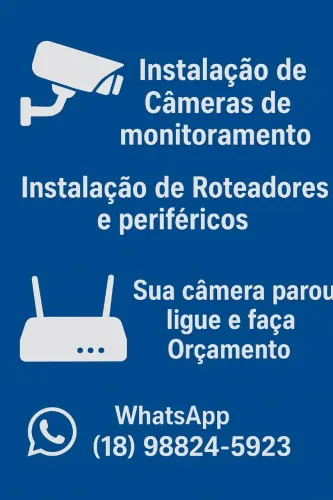 Instalação de cãmeras 