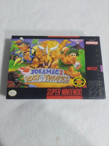 Jogo de super Nintendo Joe e mac 2 lost in the tropics 