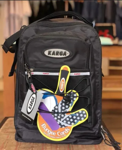 Mochila Karga Bungee Cords - Preta