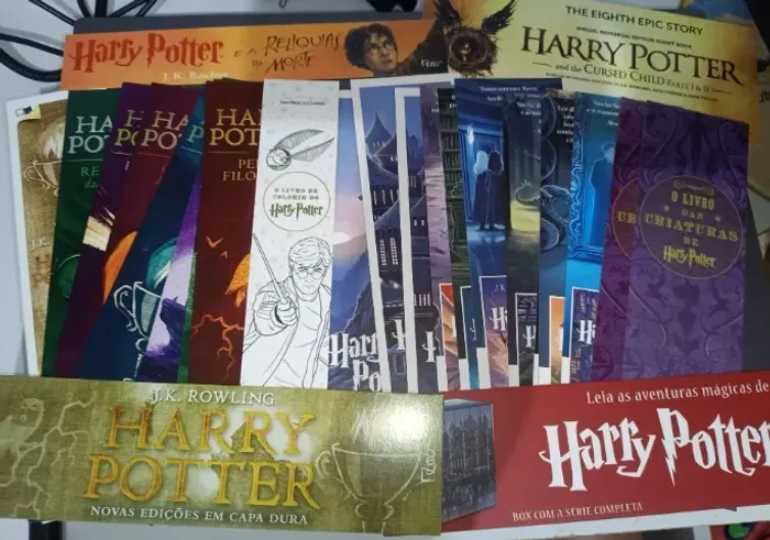 Coleção de Marcadores de Página Harry Potter