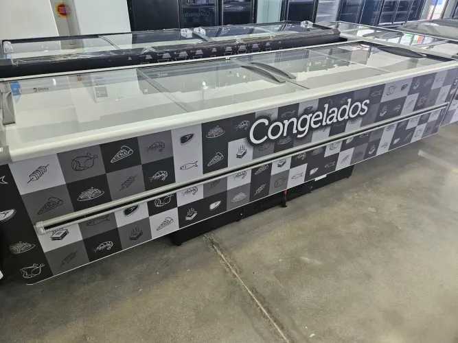 ilha de congelados 3 metros 1163L - a pronta entrega 