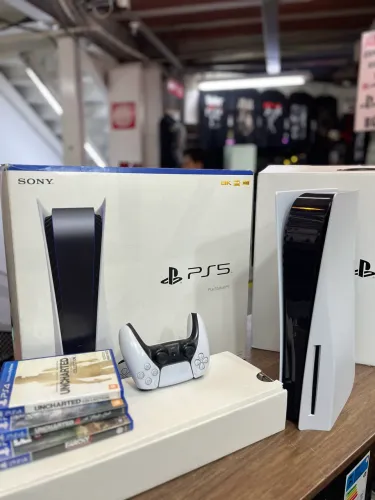 PlayStation 5 | PS5 Com Leitor e 11 jogos | 1 ano garantia 