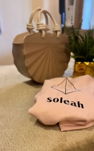Baby Bolsa Leque cinza da Soleah