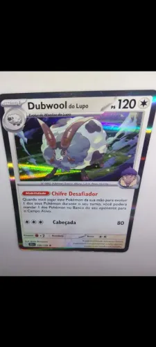 Carta Pokémon Dubwool do Lupo
