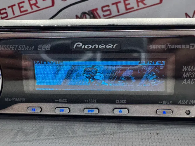 Cd usb rádio Bluetooth Pioneer deh-p600ub lindo aparelho vários gráficos