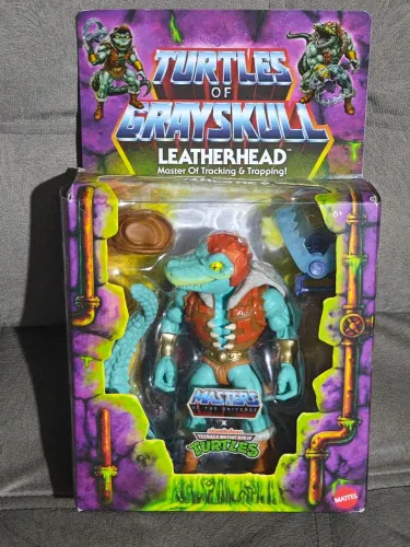 Figura de Ação Leatherhead TMNT Masters of the Universe