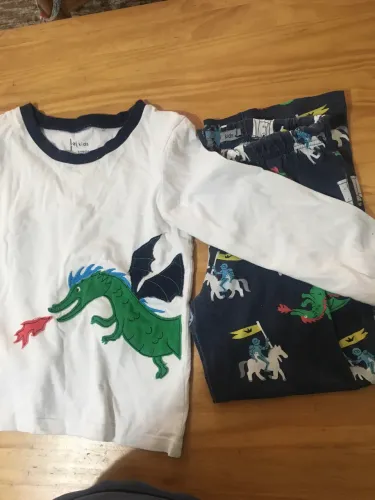 Pijama infantil Dragão Bordado Nº8