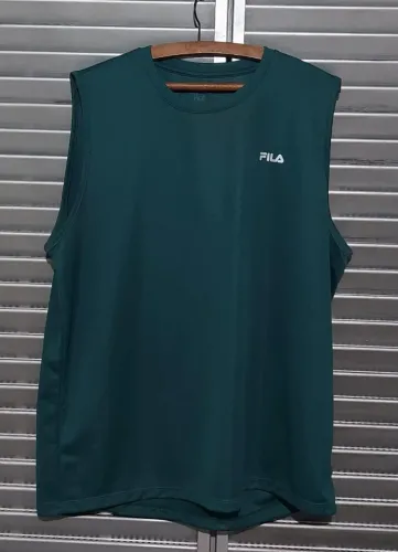 camiseta regata verde fila myler