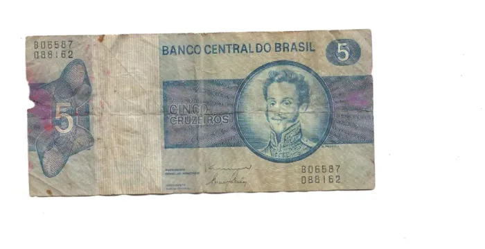Nota Cédula de 5 Cruzeiros