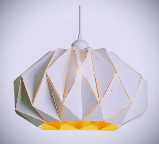 Lustre pendent Origami ( 2 peças)