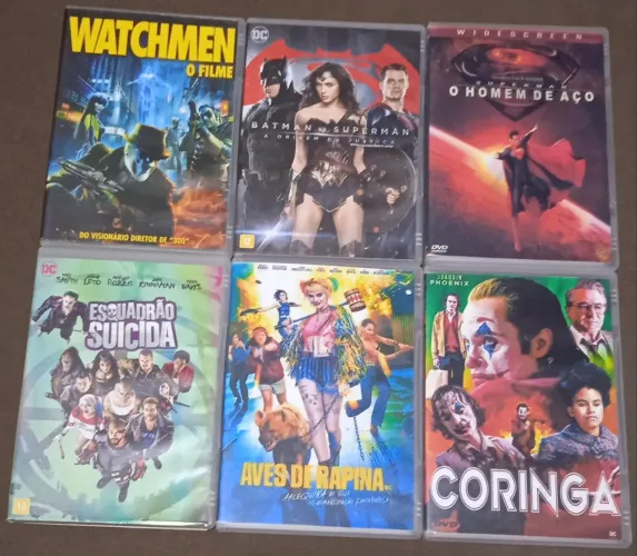 Lote DVDs DC Comics