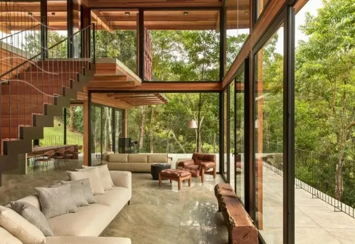 Cond. Espelho D'agua - Casa Duplex Alto Padrão - 630m² construção, 2076m² terreno 4 suítes