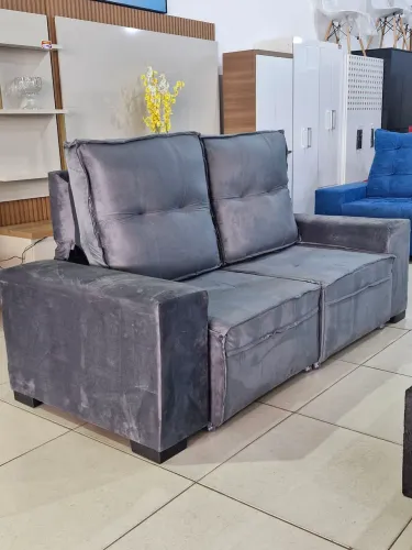 Sofá Valentim 2,0 metros Retrátil e reclinável 