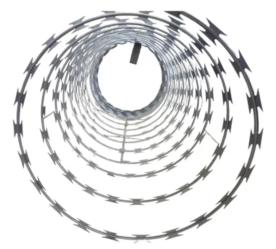 Cerca concertina proteção para muros, rolo de 30m, 45 cm de diâmetros