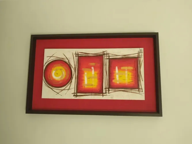 Quadro Abstrato Moderno - Decoração de Interiores