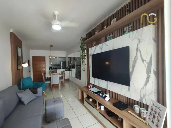 Apartamento com 2 dormitórios à venda, 82 m² por R$ 520.000,00 - Tupi - Praia Grande/SP