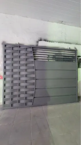 Portão de ferro Moderno