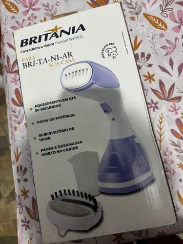 Passadeira a Vapor Portátil Britânia