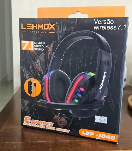 Headset Gamer LEHMOX Wireless 7.1 - E-Sports