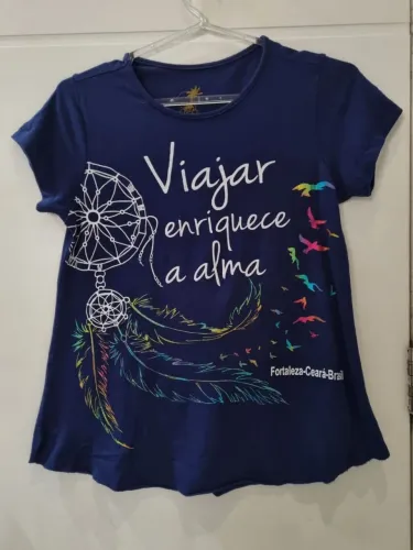 blusa viajar enriquece a alma fortaleza Ceará Brasil