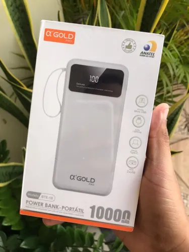 Carregador Portátil Bateria Powerbank 10000 mAh Novo - Garantia