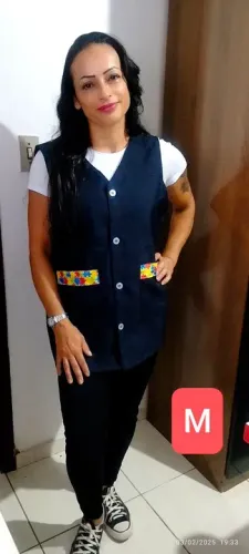 Jaleco professora Feminina - Tamanho M