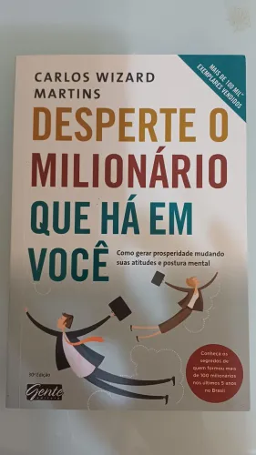 LIVRO DESPERTE O MILIONARIO QUE HA EM VOCÊ  Carlos Wizard 