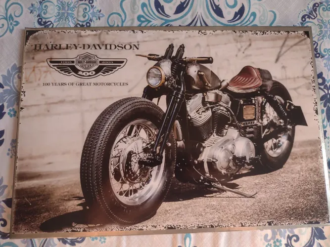 Placa Decorativa Harley-Davidson