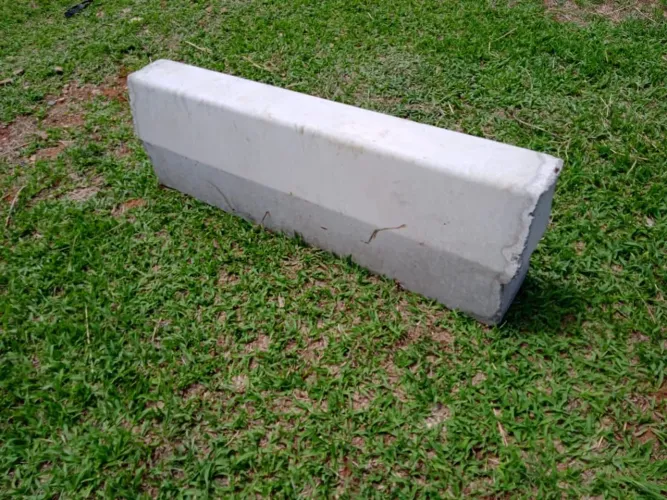 Meio fio padrão Novacap